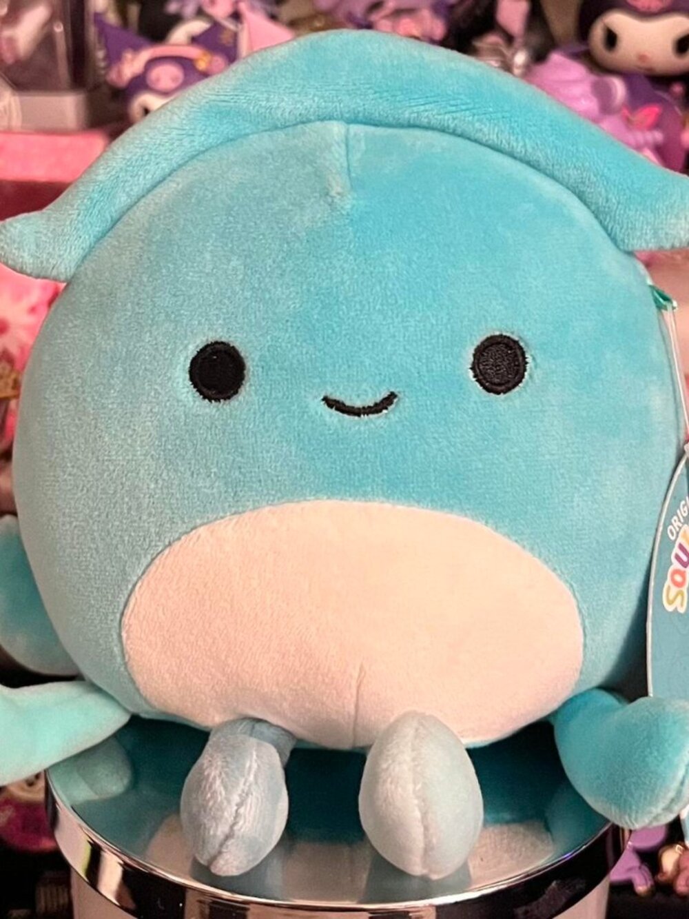 Sky the Blue Squid 5" Squishmallow Stuffed Plush Toy